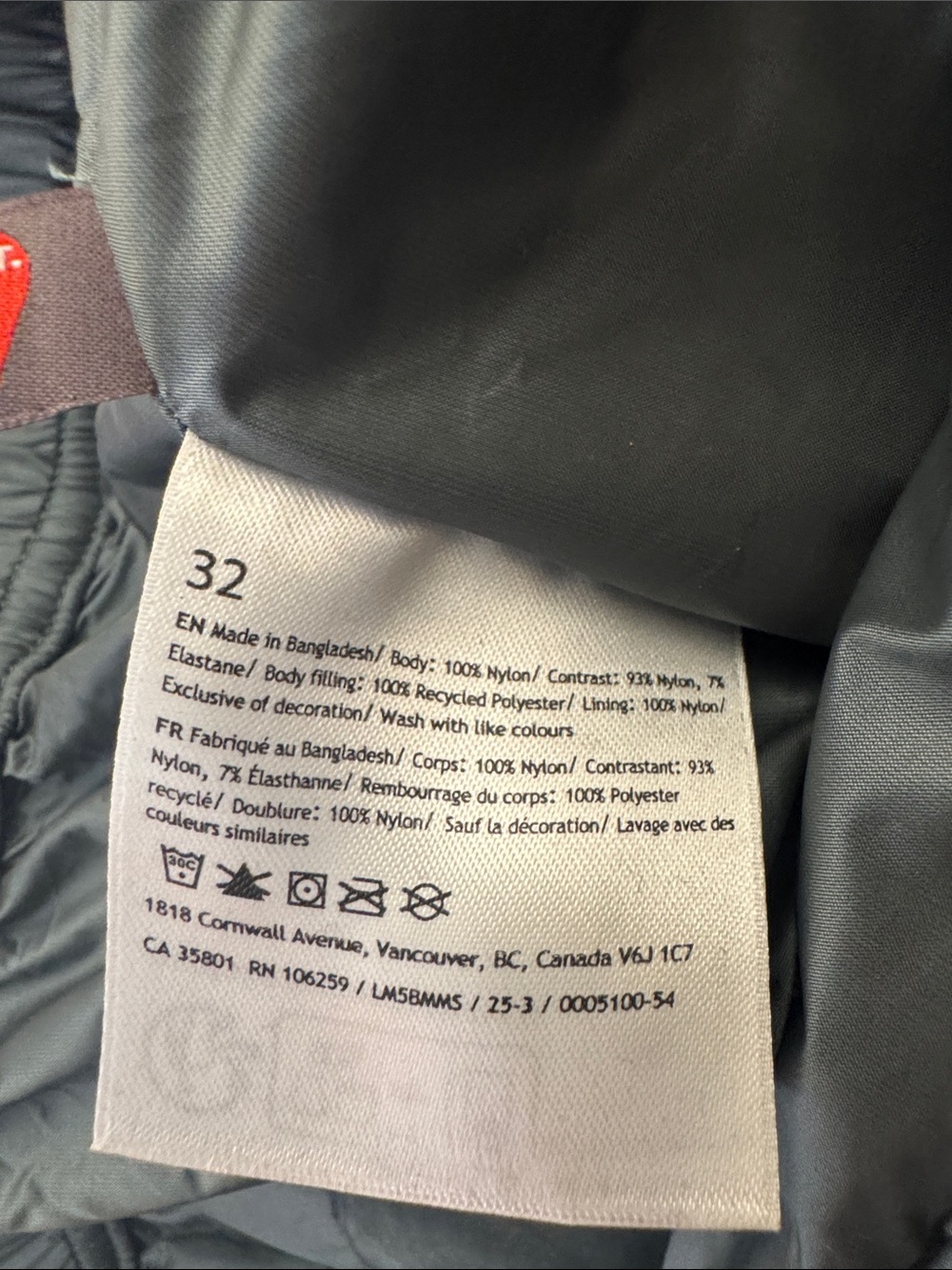 Lululemon 2026 Olympic Team Canada Quilted Insulated Pants Worn at Closing Cerem - Picture 6 of 12
